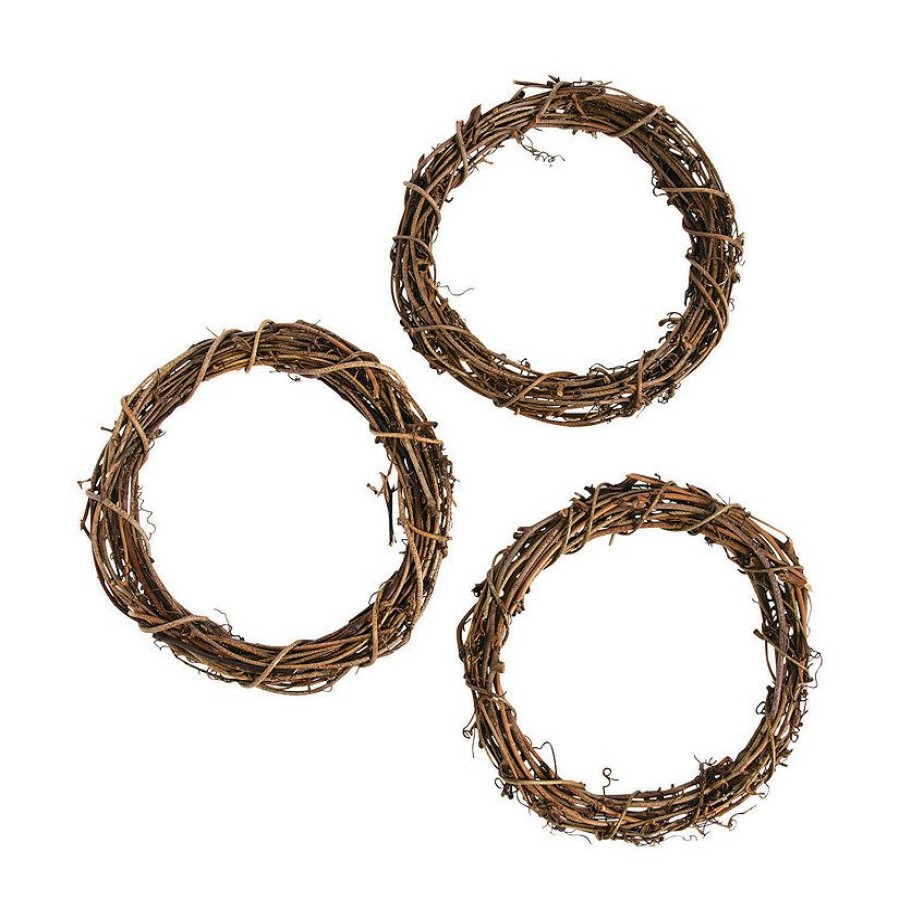 Craft Supplies * | Budget Small Branch Wreaths 12 Pc.