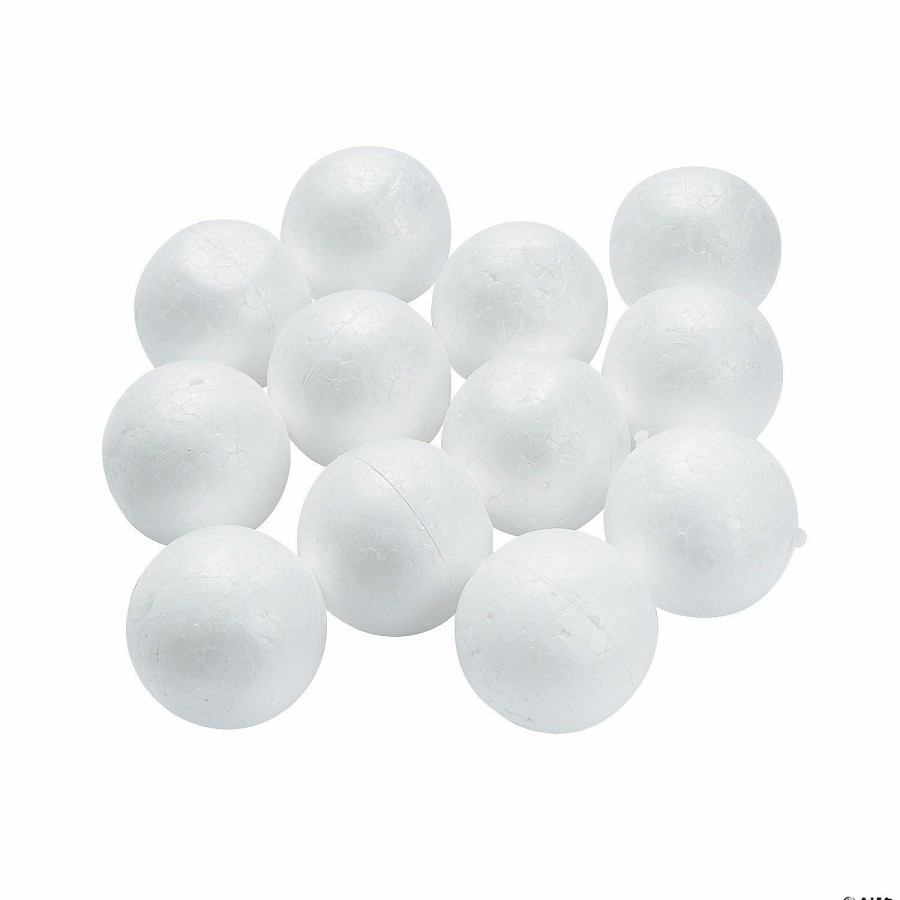 Craft Supplies * | Best Reviews Of Foam Balls 12 Pc.