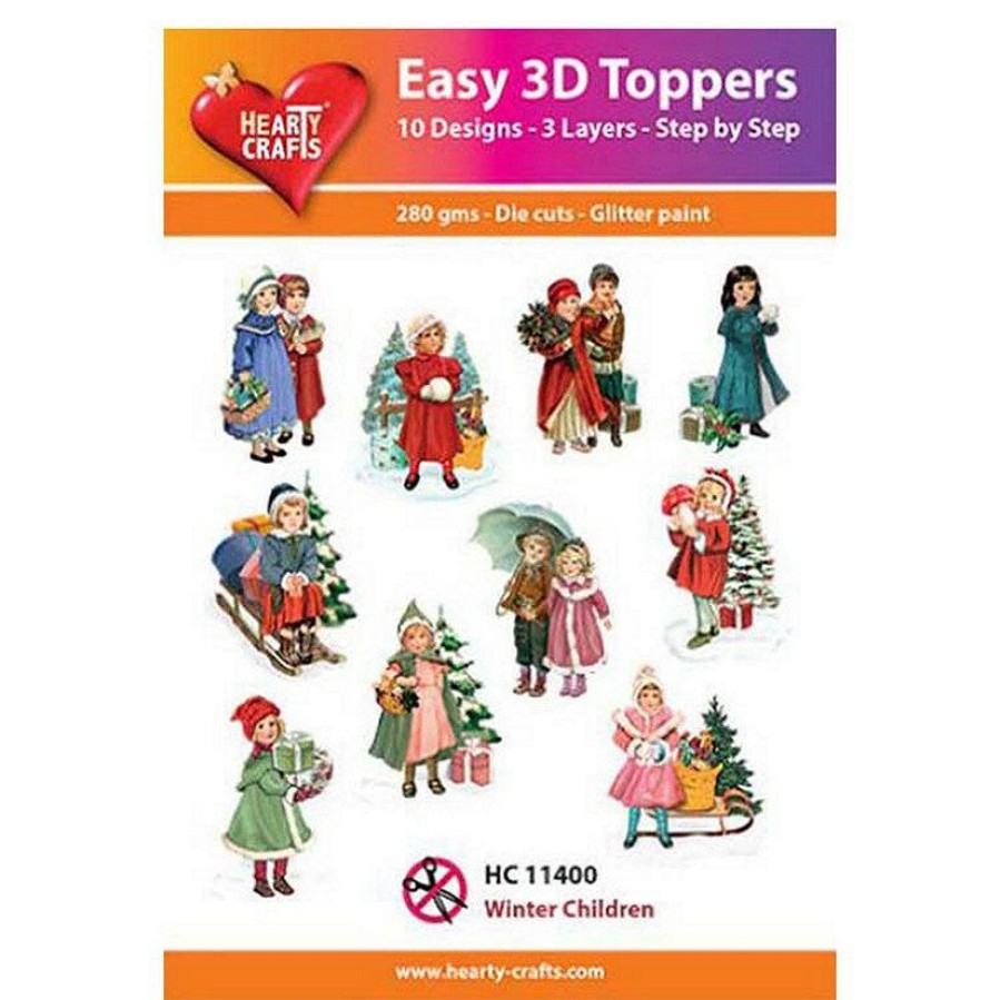 Crafts For Kids * | Coupon Hearty Crafts Easy 3D Toppers Winter Children