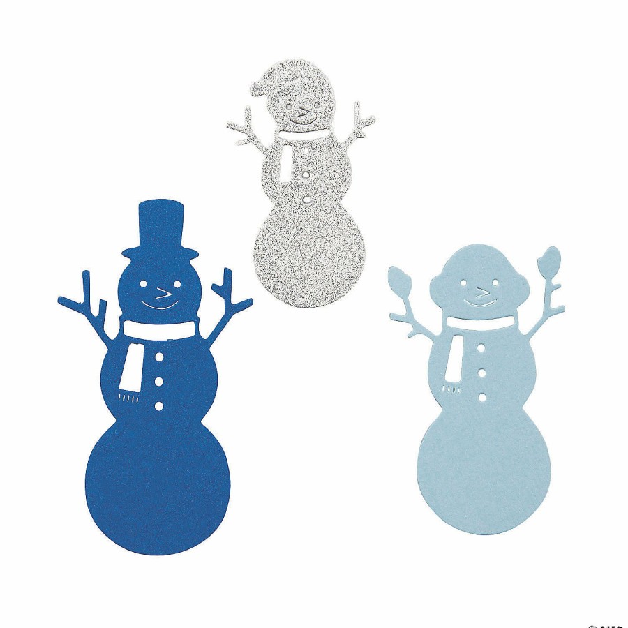 Scrapbooking & Paper Crafts * | New Snowman Cutting Dies 3 Pc.