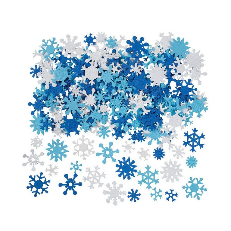 Craft Supplies * | New Snowflake Craft Shapes 400 Pc.