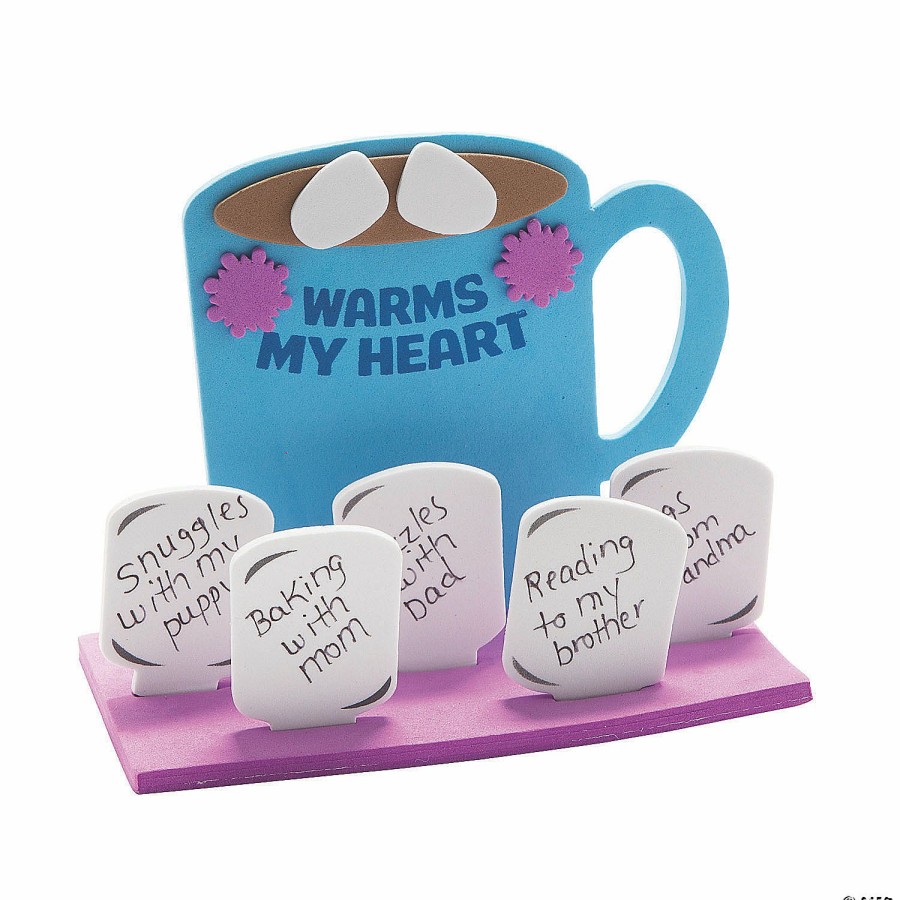 Crafts For Kids * | Best Reviews Of Warms My Heart Cocoa Mug Craft Kit Makes 12