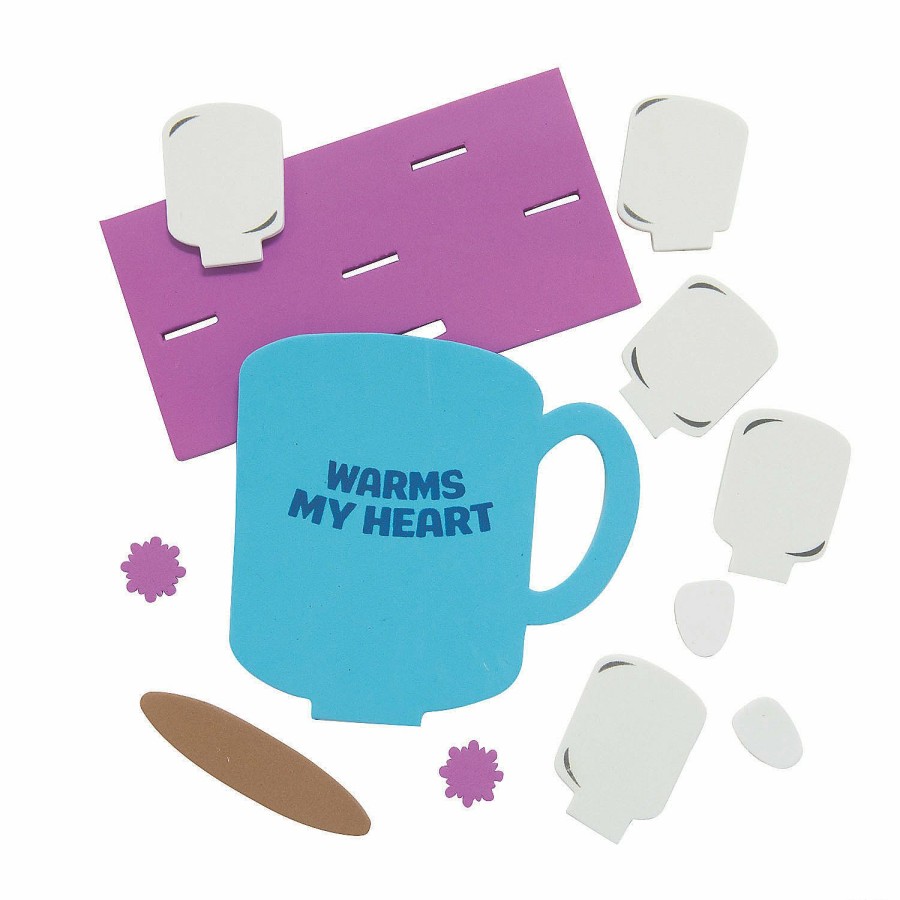 Crafts For Kids * | Best Reviews Of Warms My Heart Cocoa Mug Craft Kit Makes 12