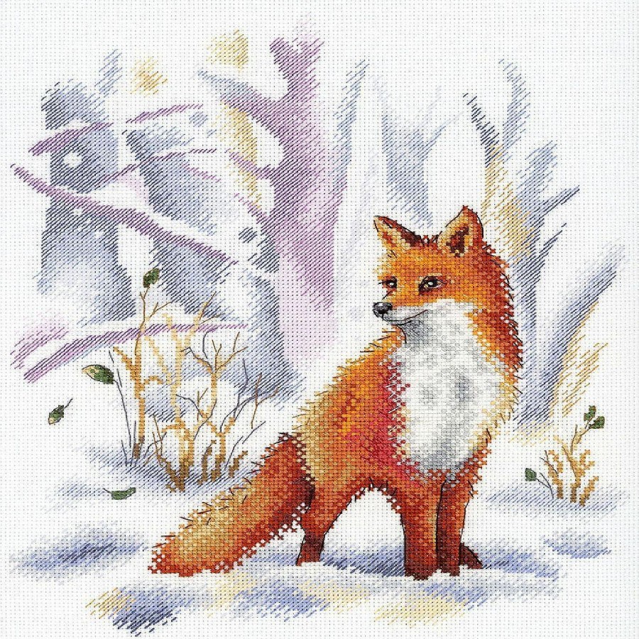 Craft Kits * | Buy Mp Studia Winter Forest Mistress Snv-754 Counted Cross Stitch Kit