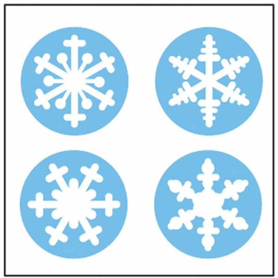 Scrapbooking & Paper Crafts * | Top 10 Creative Shapes Etc. Incentive Stickers Snowflake