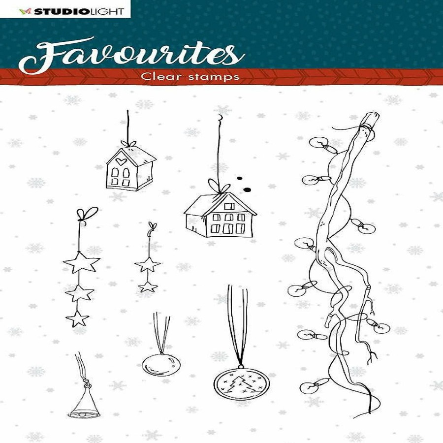 Craft Supplies * | Best Pirce Studio Light Clear Stamp Winter'S Favourites 105X148Mm Nr507