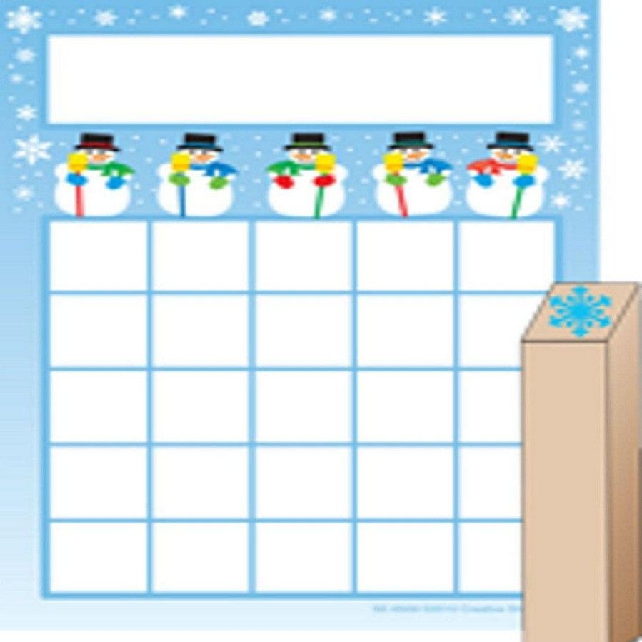 Craft Supplies * | Best Reviews Of Creative Shapes Etc. Progress Pad/ Stamps Set Snowmen