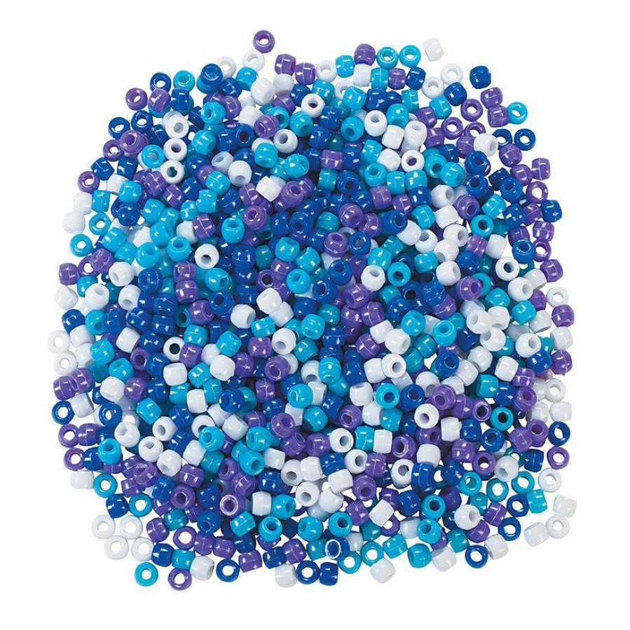 Crafts For Kids * | Best Sale 6Mm Winter Pony Bead Assortment 1000 Pc.