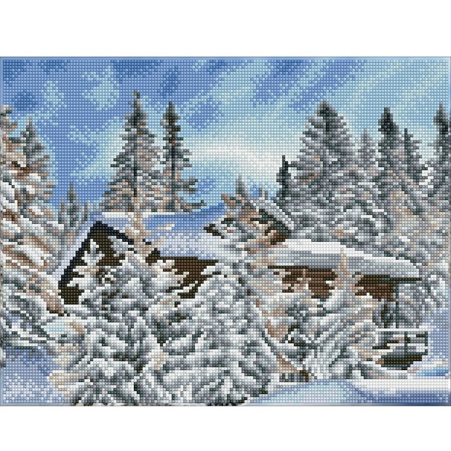 Craft Supplies * | Cheap Diamond Dotz Diamond Embroidery Facet Art Kit 12.2 X16.14 -Alpine Retreat