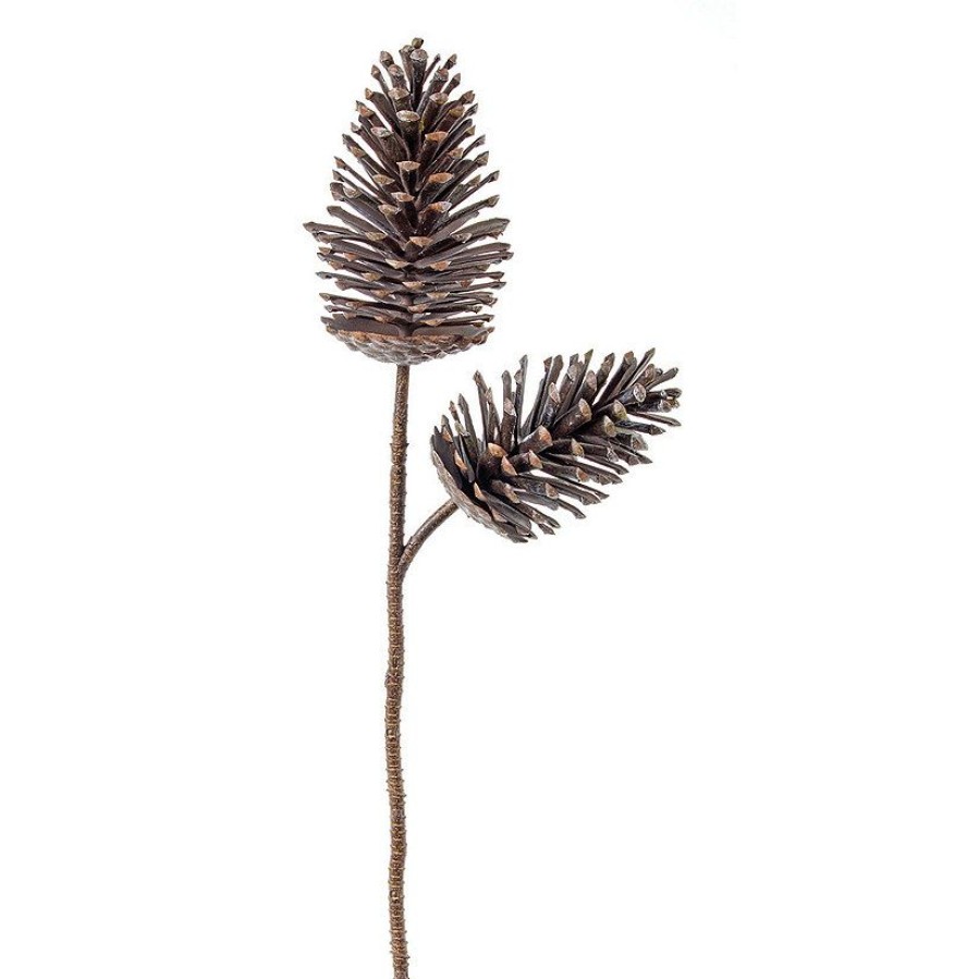 Craft Supplies * | Wholesale Melrose International Pine Cone Spray, 28 Inches (Set Of 6)