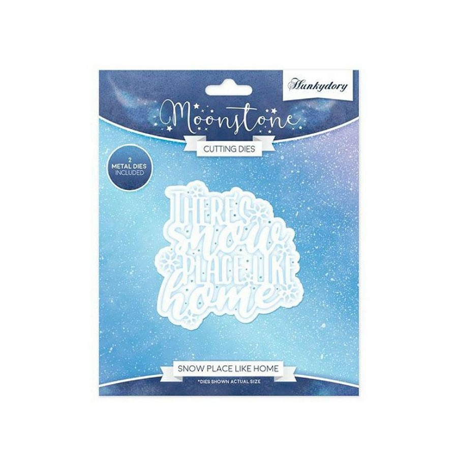 Craft Supplies * | Best Sale Hunkydory Crafts Moonstone Dies Snow Place Like Home