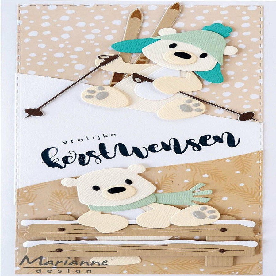 Craft Supplies * | Discount Marianne Design Collectables Die Eline'S Winter Accessories