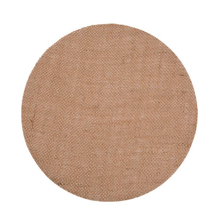 Craft Supplies * | Flash Sale Burlap Circles 25 Pc.