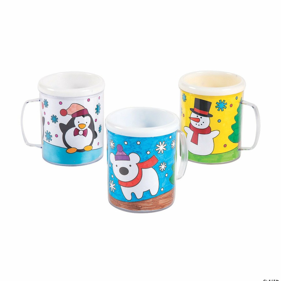 Crafts For Kids * | Top 10 Diy Winter Mugs