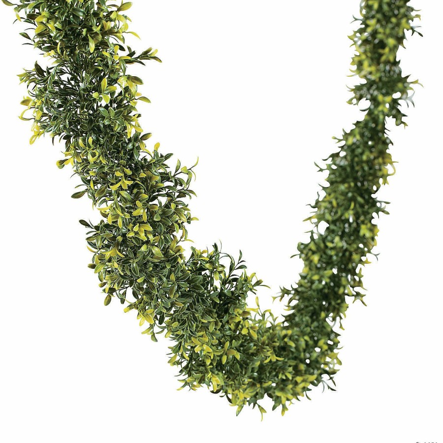 Craft Supplies * | Outlet 12 Ft. Faux Leaf Greenery Garland