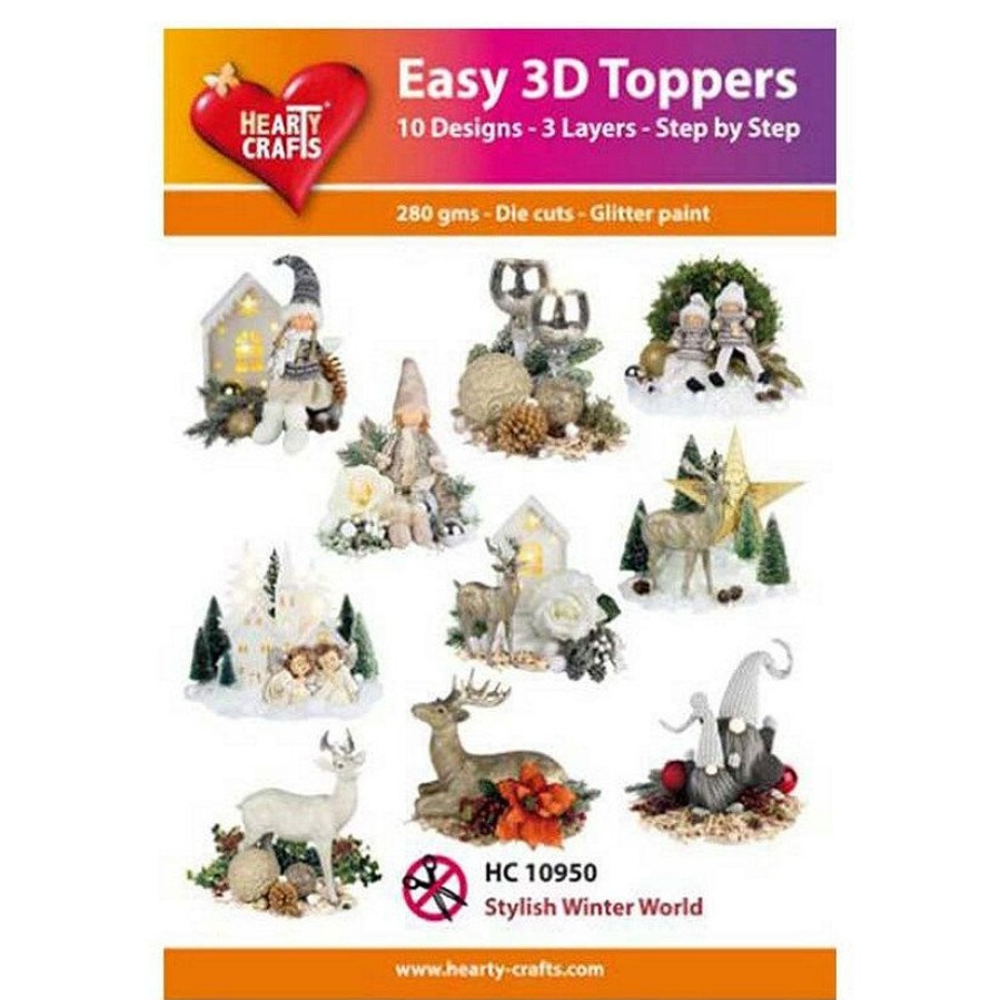 Crafts For Kids * | Buy Hearty Crafts Easy 3D Toppers Stylish Winter World